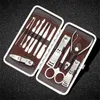 12pcs Stainless steel clippers scissors nail manicure tool big nail clipper nail pick dirt tool dead skin shovel earwax spoon gift sets