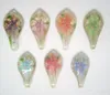 10 stuks lot veelkleurige murano lampwork glas hangers voor diy ambachtelijke mode-sieraden cadeau mix kleuren PG9222p