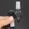 10 Stile Option Rauchpfeifen Bunter Glas-Drop-Down-Adapter für Bohrinseln Bong 90 Grad weiblich männlich 14 mm 18 mm