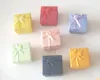 24pcs/lot Mix Colors Ring Earring Gift Box For Jewelry Packaging Display 4.5x4.5x3cm BX2