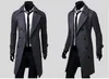 Mens Designer Clothing Trench Coats Free Shipping Winter Fashion Single Breasted Cashmere Jacket Coats Men Overcoat Casacos