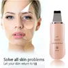 SC003 MOQ 1 24 kHz Ultraschall Ionen Hauthaut -Scrubber wiederaufladbare Gesichtsschalen Schönheitsvorrichtung Blackheadentfernung Peeling Exfoliator Faceliator Fachift Beaut7414689