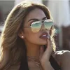 Al por mayor: gafas de sol con llave de alta llave para mujeres Mirrores de lia lia negra plata solar gafas de sol masculino para conducir 7806192