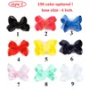 20 pcs Arco de cabelo fita fita artesanal com clipe para meninas meninas crianças acessórios de cabelo headwear