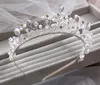 Bijoux de mariage mariée Diadèmes de perles artificielles Cheveux de la couronne de mariée Boucles d'oreilles Collier Accessoires de mariée T1605