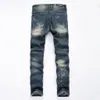 Groothandel- 2017 Mode Upscale katoenen herenjeans Hoge kwaliteit broek Europese en Amerikaanse casual stijlbroek voor herenjeans