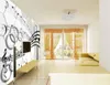 Classic Home Decor 3D Stereo Three - Dimensional Note Circle TV Wall Tapeta na ścianach 3 D na salon