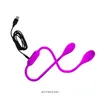 Pretty Love USB rechargeable 12 vitesses Double tête vibrateursErotica adultes jouets sexuels pour femmes et hommesMassage du clitoris 176026010181