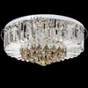 Free Shipping High Quality New Modern K9 Crystal LED Chandelier Ceiling Light Pendant Lamp Lighting 50cm 65cm,80c 100cm