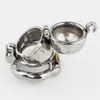 NEW Double Lock Design Stainless Steel Chastity Belt Male Chastity Device Metal Penis Lock Chastity Cage Ring Sex Toys For Men