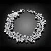 YHAMNI Luxury Real 925 Sterling Silber Schmuck Mode Armbänder für Frauen Klassische Charme Armband S925 Gestempelt H017279F