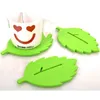 3PCS 잎 모양 컵 코스터 열 절연 커피 차 컵 머그잔 패드 코스터 # R571