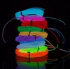 3m Neon Light Glow El Wire Rope Tube Cykel Bike Bar Dance Party Transparent