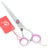 7.0 Inch Meisha Sharp Edge Cesoie per cani Cesoie professionali per grooming Grooming Set Cutting + Thinning + Curved Pet Scissors .HB0056