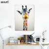 Pinturas Cool Motorcycle Brothers Modern Canvas Pintura 100% Pintado à Mão Pintura A Óleo Cão Paqinting Cartoon Animal Wall Art Home Decor