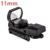 Hunting Tactical 20mm or 11mm Holographic 1x22x33 Reflex Red Green Dot Sight Scope for Hunting