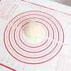 Baking & Pastry Tools Wholesale- Silicone Fiberglass Sheet Rolling Dough Cakes Bakeware Liner Pad Mat Oven Pasta Cooking 60*40cm