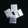 Örtförpackningspåsar 100 st/parti 2,5x3cm 100 st/pack 1010 smycken återlämnbar plast poly klar väska