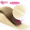 T3/613 Blond färgband i mänskliga hårförlängningar Brasiliansk rak jungfrulig mänsklig hårhår inslag 50g 20 st/set drömmer drottning hår