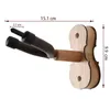 Houten vioolhanger met boog peg hardhouten huisstudio muur mount hanger voor viool as hout3872000