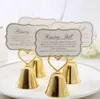 Düğün Bell Favors Öpüşme Bell Düğün Bell Favors Silver Place Card Tutucular PO Tutucular Düğün Favors9846767