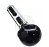 Cachimbo Pyrex Colher Cachimbo Mini Cabo de Vidro Bubbler Híbrido à Prova de Derramamento