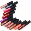 12 colori Popfeel MATTE lucidalabbra per labbra cosmetiche MATTE crema labbra, stick labbra, 144 pezzi / lotto DHL