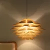 DIY LAMP SINDEN LOTUS Kroonluchter IQ Puzzle Decor Art Pendant Licht Witte kleur288e