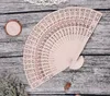 wedding favors Wooden Carved Craft Hand Fans Chinese Classical Wood Fan For Home Decoration Crafts Souvenir Gifts