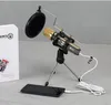 Neue Marke Mikrofon Halter Einstellbare Studio Kondensator Mikrofon Stehen Desktop Stativ für Mikrofon mit Windschutz Filter Cove8436955