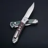 2020 Ny Auto Tactical Knife 8CR13 Sten Tvättblad Kolfiberhandtag Utomhus Camping Vandring Jakt Edc Pocket Knives 3 Färger