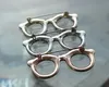 Cute fancy rhinestone brooch glasses holder design jewelry pin handmade brooch gold-plated brooches wholesale for women