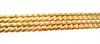 Stałe klasyki 24 K żółty Solid Gold GF Real Antkid Cuban Link Łańcuch Naszyjnik 60cm 23.6 cal 600mm 10mm Szeroki prezent