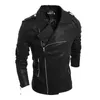 Whole Mens Motorcycle Suede Jacket Solid Style Red Black white Faux Leather Jackets Men Korean Slim Fit Male Brand Punk Man C3472061