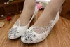 New Arrival Crystals Wedding Shoes Bling White Lace Bridal Shoes Sweet Comfortable Prom Party Shoes Flat High Heel Available 2017