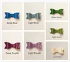 2017 NEW Glitter Felt Hair Clips Bows Hair Pin Top Quality Synthetic Shinning PU Leather Headwear Baby Girls Hairpins 28PC1637930