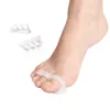 Silikon-Separator Fußbehandlung für Zehen Hallus Valgus Bunion Gelschutz Hammerzehe Slicone Gel Corrector Tools Orthesen-Fußpflege-Tool