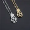 Fashion Pendant Necklaces For Women Gold Silver Plated Pineapple Chokers Necklace Link Chain Jewelry Friend Gift