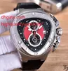 Mode Chronograph Triangle Watch Men Jubileum VK Quartz Chronograph Working Sport Racing Car 18K Rose Gold Leathe1656835