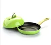 Hot Sale Fruit Frying Pan Colour Saucepan Ceramic Grill Pan Cast Aluminum Cookware Gas Grill Pan