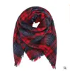 Koszulki dziecięce Szaliki Dla Dzieci Szalik Plaid Tartan Szalik Paski Tassels Wrap Moda Ciepła Neckerchief Winter Szal Ring Tłumcza Akcesoria J416