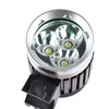 Waterproof Led Bicycle Light 3 x CREE XML T6 4000Lumen Bike Front Head Lamp Wholesale Suit for 8.4v Battery Pack