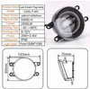 2 шт. / Компл. Передние противотуманные фары ДХО Сигнал поворота Ангельские глазки Специальное видение Заменить оригинальные противотуманные фары, подходящие для Toyota Camry Yaris Wish Previa