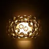 Modern Design Light ściana Kinkiet Lampa Akrylowa Ball Lighting Caboche Koralik LED R7S Bulb Clear Amber Bead Hotel Cafe