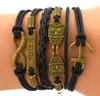 Beste Gift Jewelry Bursts Vriendschap Multi-Layer Armband Hand Touw FB549 Mix Bestel 20 stuks Veel link, ketting