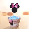 12 مجموعات هدايا عيد ميلاد المجمع cupcake مع بطاقة عيد ميلاد الديكور عيد ميلاد الحزب تفضل لوازم الخبز كب كيك