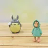 Min granne Totoro Garden Dekorationer Miniatyrharts Hantverk Moss Micro Landscape 9pcs / set Mini Girl Fairy Garden Figurines
