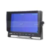 DIYKIT 10 Inch Rear View Monitor Car Monitor Split Quad Display for Car Truck Bus Reversing Camera