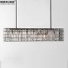 Modern Pendant Lamps Crystal Chandelier Light Luxury K9 Black Indoor Lighting For Living Room Coffee House Fast Ship