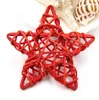 6cm Lovely Rattan Star Sepak Takraw Christmas / BirthdayHome Bröllopsfestdekorationer DIY Ornaments Rattan Ball Barnleksaker G912